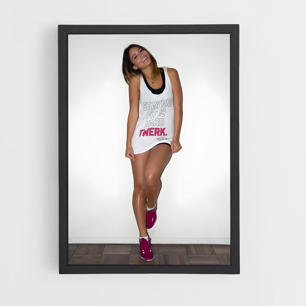 Poster Red Sneakers – affiche Danse (vue 2)